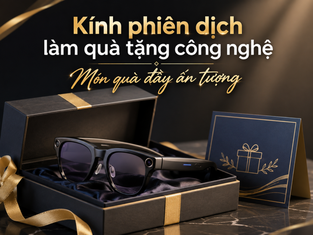 Món quà kính phiên dịch làm quà tặng công nghệ đẳng cấp cho doanh nhân