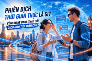 Phiên dịch thời gian thực là gì? Công nghệ đang thay đổi cách giao tiếp toàn cầu