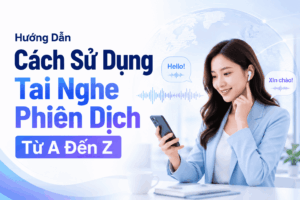 Hướng Dẫn Cách Sử Dụng Tai Nghe Phiên Dịch Từ A Đến Z