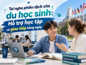 Chuẩn bị tai nghe dịch thuật cho sinh viên đi học nước ngoài