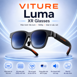 Kính XR VITURE Luma – Màn hình 146 inch và trải nghiệm giải trí di động