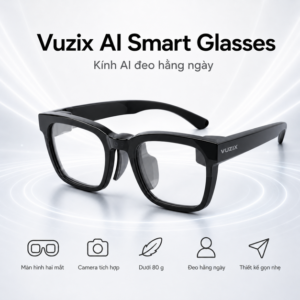 Kính AI Vuzix – Hiển thị màu hai mắt và hỗ trợ quy trình doanh nghiệp